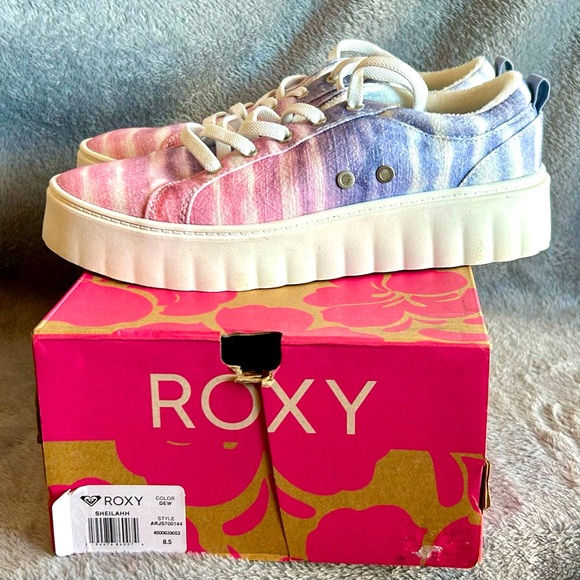 NWT‎ Roxy Pink & Purple Sheilahh size 8.5 - Picture 1 of 16
